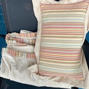 Throw blanket and pillow